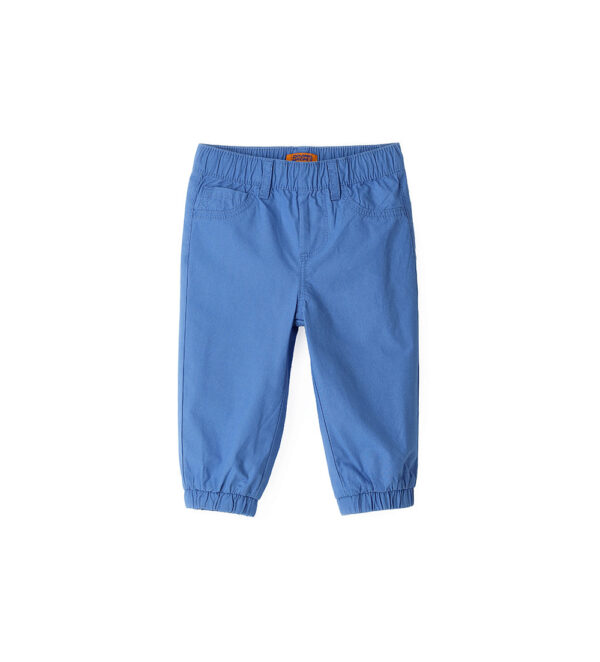 Indigo varsity baby boy cotton pants – Image 6