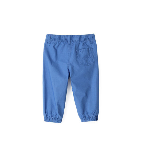 Indigo varsity baby boy cotton pants – Image 9