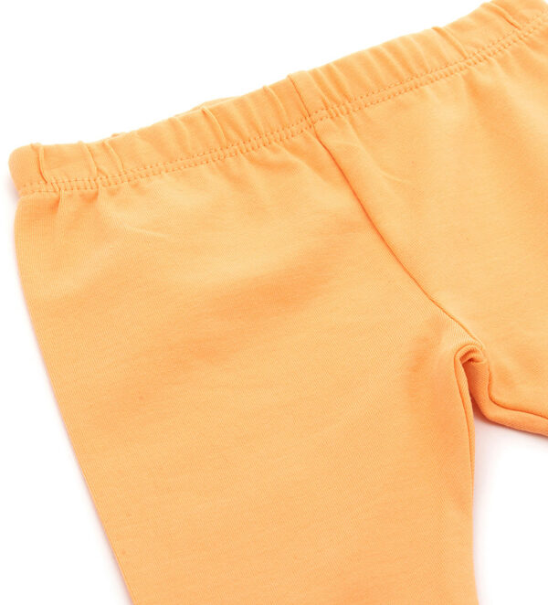 Flower market baby girl cotton leggings 2 – Image 2