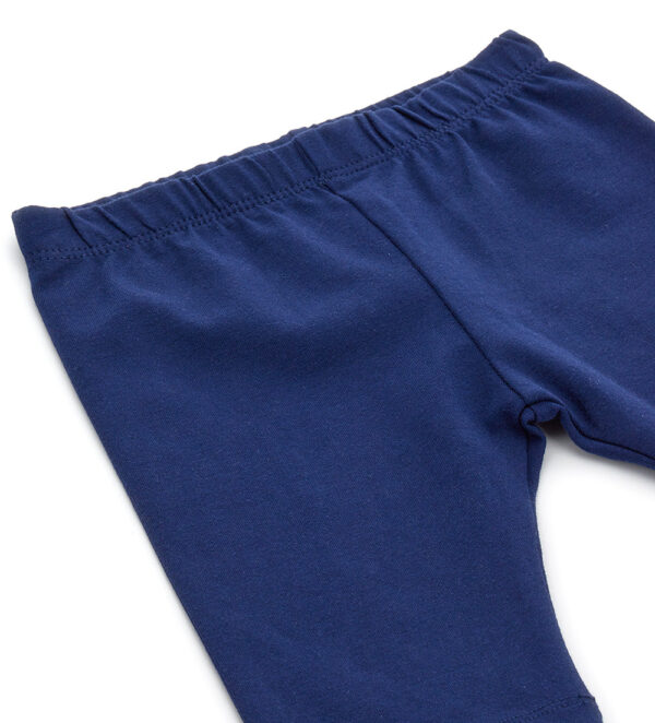 Flower market baby girl cotton leggings 2 – Image 3
