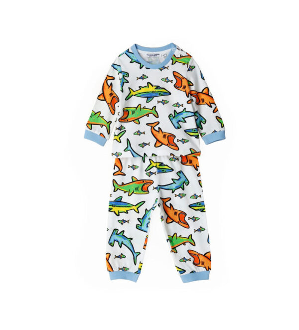 Good night baby boy cotton pajamas – Image 4