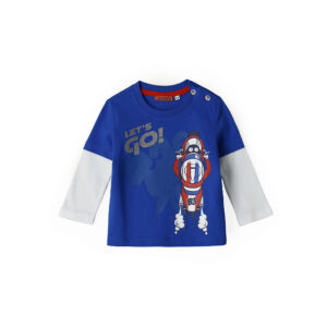 City clash baby boy double fake t-shirt