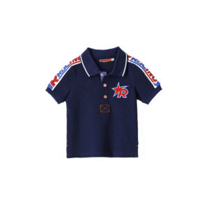 City clash baby boy striped polo shirt
