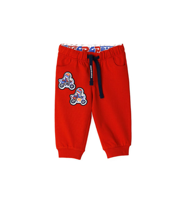 City clash baby boy trousers with patches – Image 5