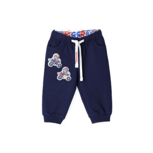 City clash baby boy trousers with patches