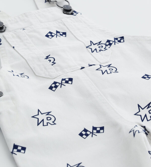 City clash baby boy cotton overalls – Image 2