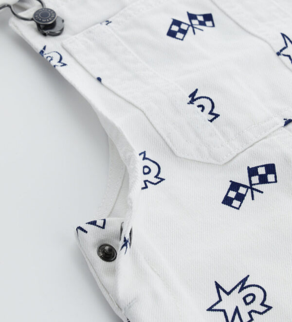 City clash baby boy cotton overalls – Image 3