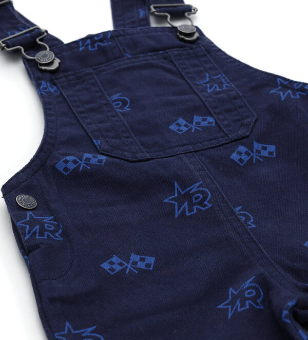 City clash baby boy cotton overalls – Image 7