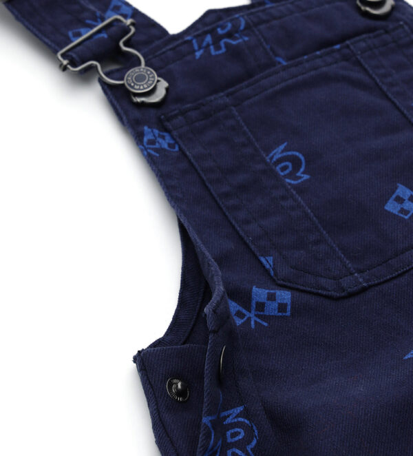 City clash baby boy cotton overalls – Image 8