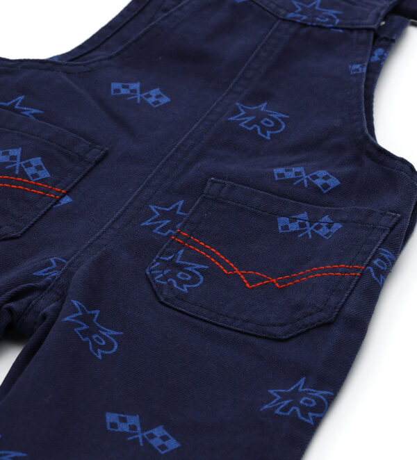 City clash baby boy cotton overalls – Image 10