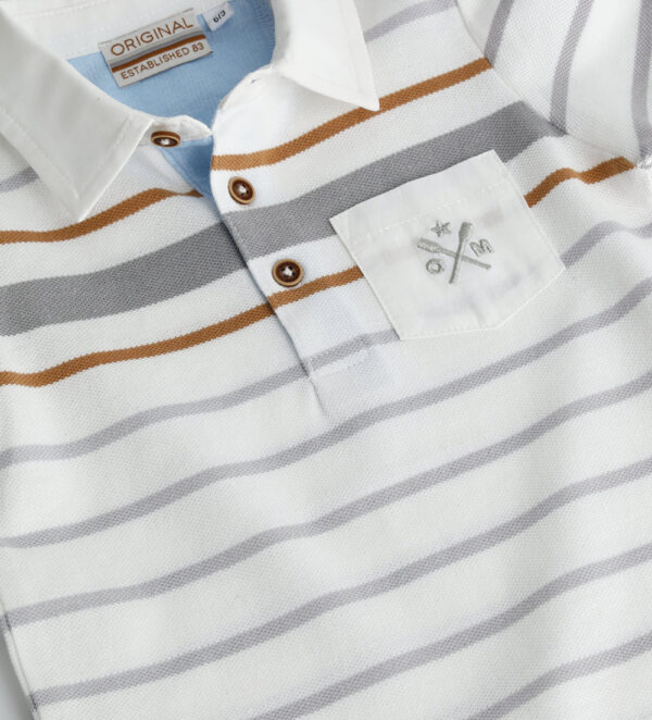 Special Day Baby boy Piquet Polo Shirt – Image 3