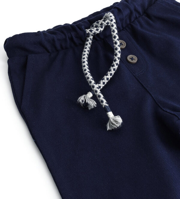 Special day baby boy piquet trousers 1 – Image 2