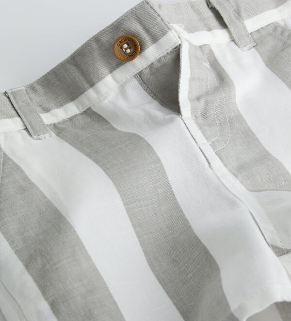 Special day baby boy linen bermuda 1 – Image 2