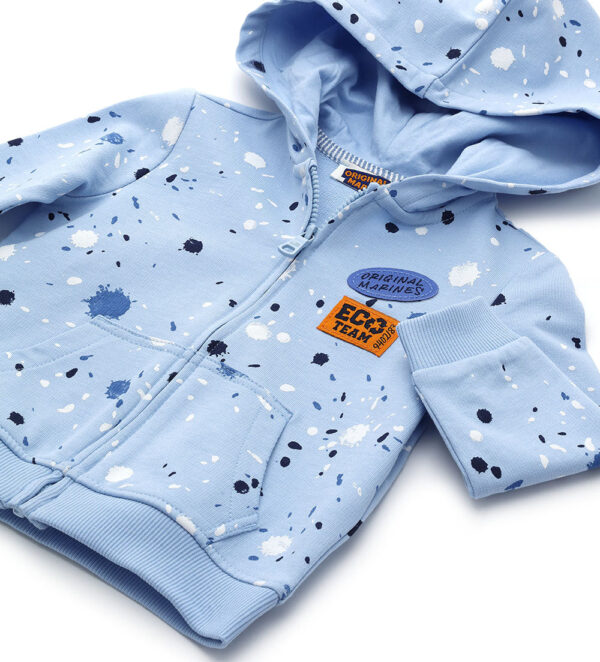 Indigo varsity baby boy hoodie 7 – Image 2