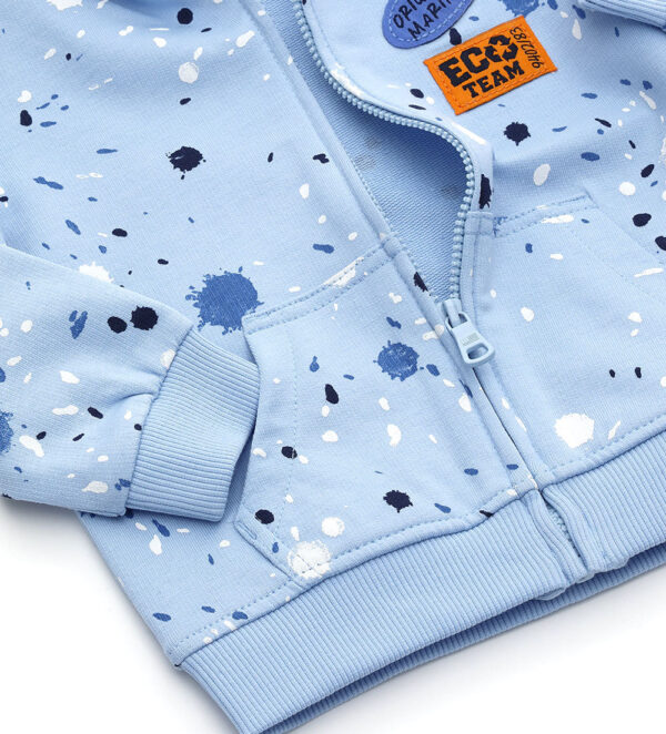 Indigo varsity baby boy hoodie 7 – Image 4
