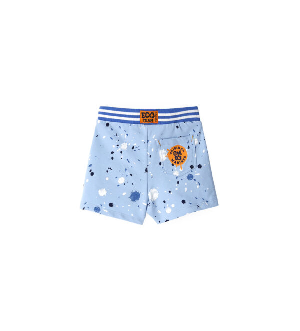 Indigo varsity baby boy cotton fleece bermuda 1 – Image 4