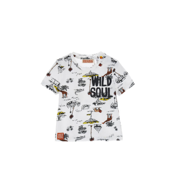 Sunny sunday baby boy short sleeve t-shirt 24