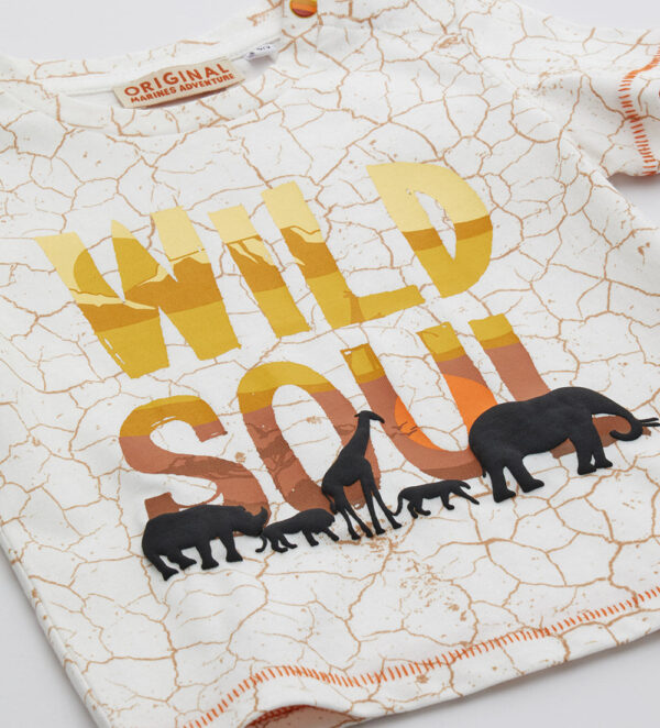 Sunny sunday baby boy short sleeve t-shirt 25 – Image 2