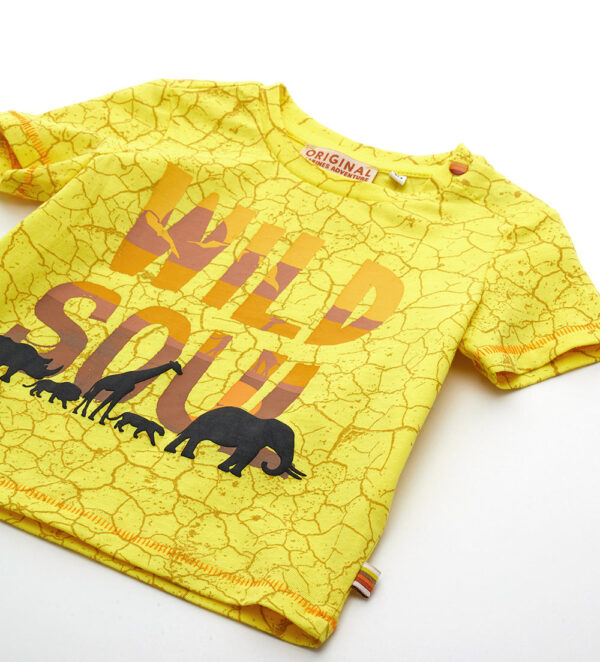 Sunny sunday baby boy short sleeve t-shirt 25 – Image 4