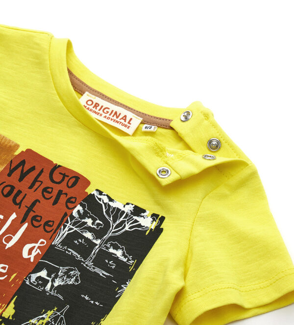 Sunny sunday baby boy short sleeve t-shirt 27 – Image 3