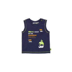Neon explorer baby boy cotton tank top 1