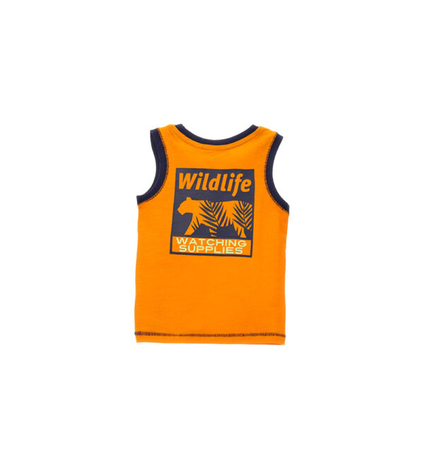 Neon explorer baby boy cotton tank top 2 – Image 4