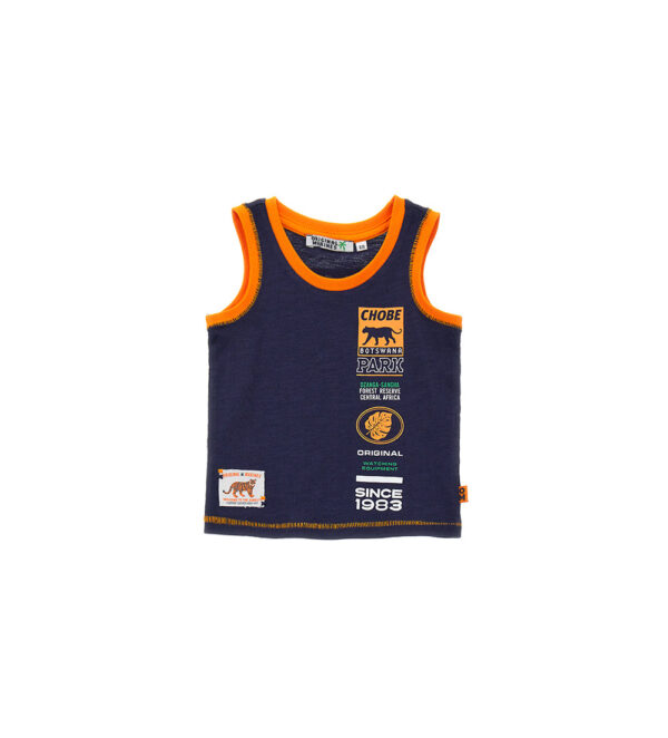 Neon explorer baby boy cotton tank top 2 – Image 6