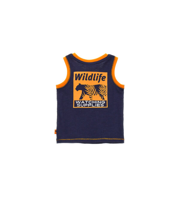 Neon explorer baby boy cotton tank top 2 – Image 9