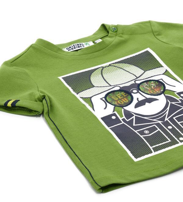 Neon Explorer Baby boy Short Sleeve T-Shirt 1 – Image 4