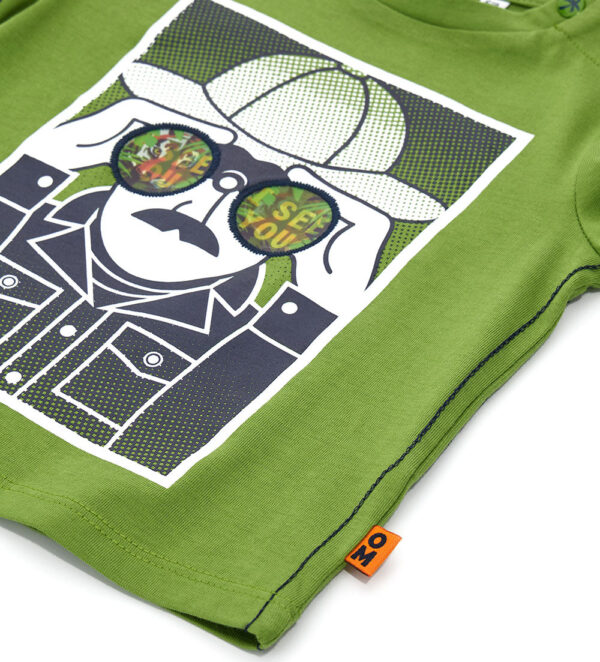 Neon Explorer Baby boy Short Sleeve T-Shirt 1 – Image 3