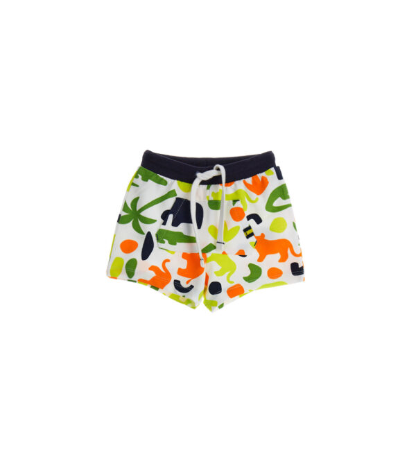 Neon explorer baby boy cotton fleece bermuda 2 – Image 6
