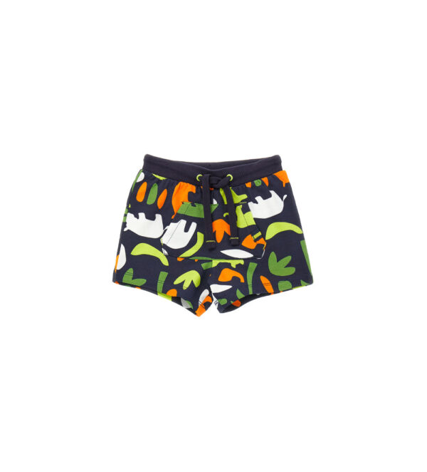 Neon explorer baby boy cotton fleece bermuda 2