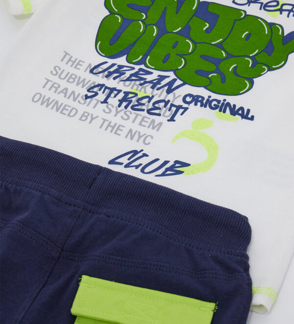Neon explorer baby boy t-shirts and shorts sets 9 – Image 7