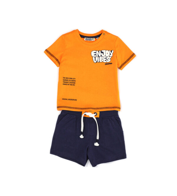 Neon explorer baby boy t-shirts and shorts sets 9