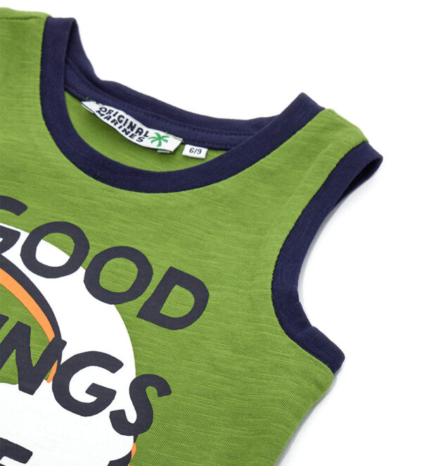 Neon explorer baby boy tank top and shorts set 2 – Image 5
