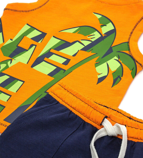 Neon explorer baby boy tank top and shorts set 3 – Image 3