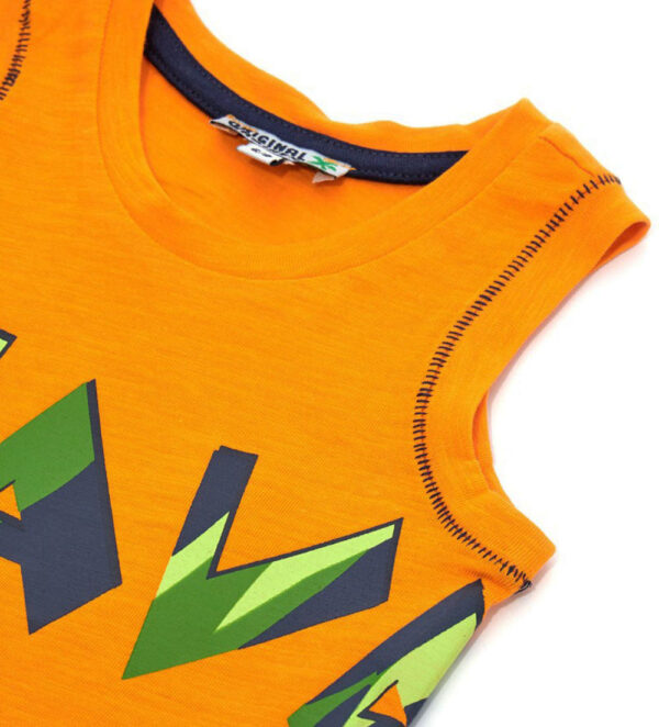 Neon explorer baby boy tank top and shorts set 3 – Image 4