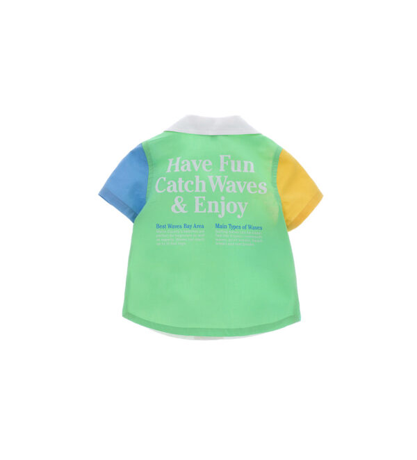 Wakesurf baby boy poplin shirt – Image 3