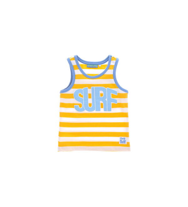 Wakesurf baby boy cotton tank top – Image 4