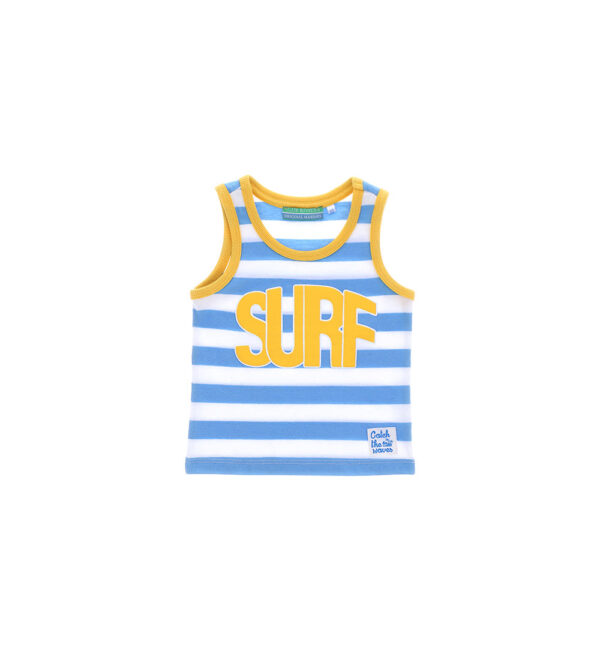 Wakesurf baby boy cotton tank top
