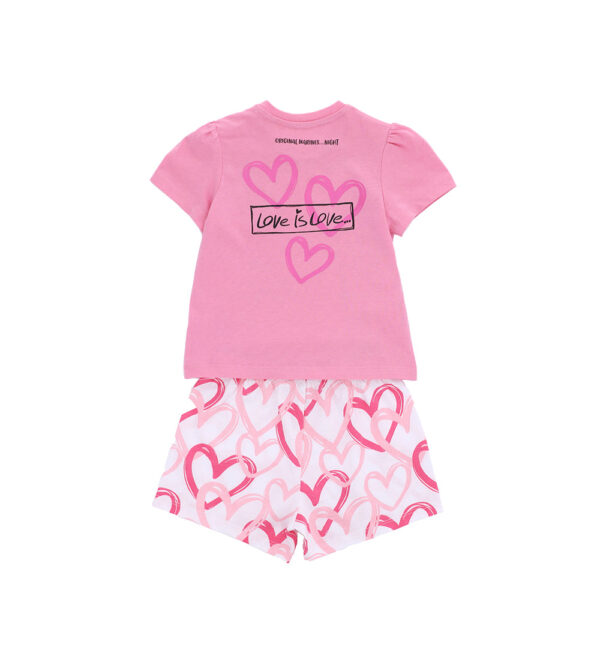 Good night baby girl short pajamas in cotton 4 – Image 4