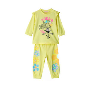 Good night baby girl long cotton pajamas 2