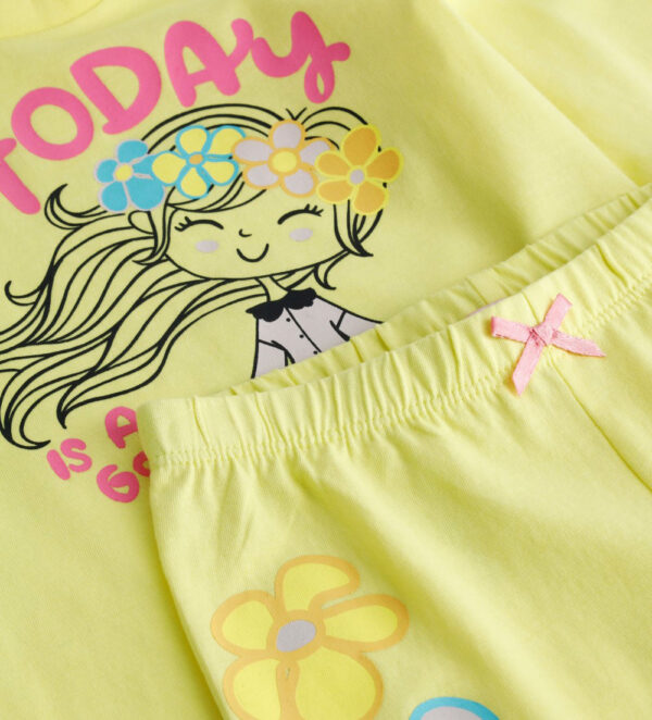 Good night baby girl long cotton pajamas 2 – Image 3