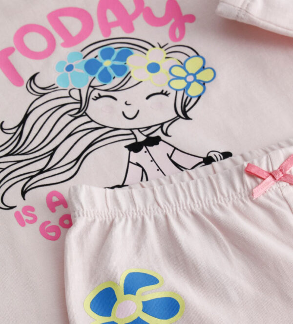 Good night baby girl long cotton pajamas 2 – Image 7