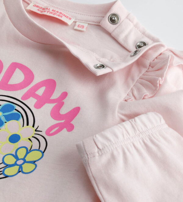 Good night baby girl long cotton pajamas 2 – Image 6