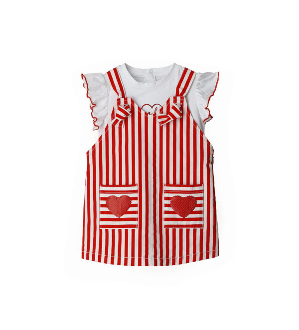 Special day baby girl set: overalls and t-shirt – Image 7