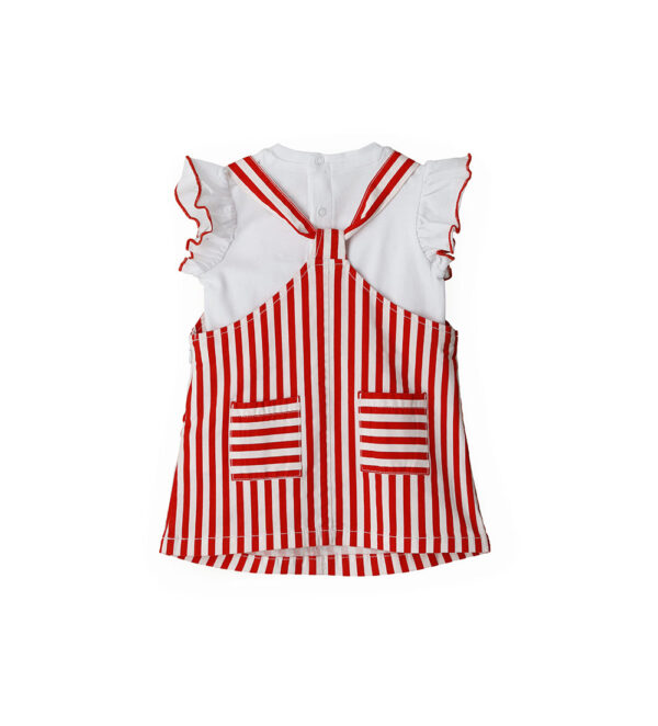 Special day baby girl set: overalls and t-shirt – Image 11