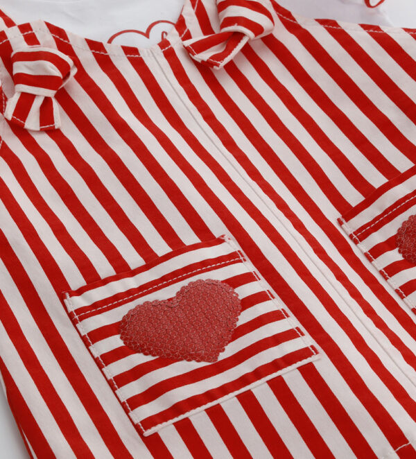 Special day baby girl set: overalls and t-shirt – Image 10