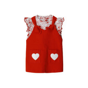 Special Day Baby girl Set: Overalls And T-Shirt