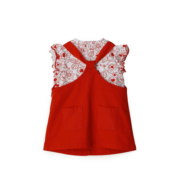 Special day baby girl set: overalls and t-shirt – Image 6